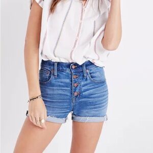 Madewell High-Rise Denim Shorts